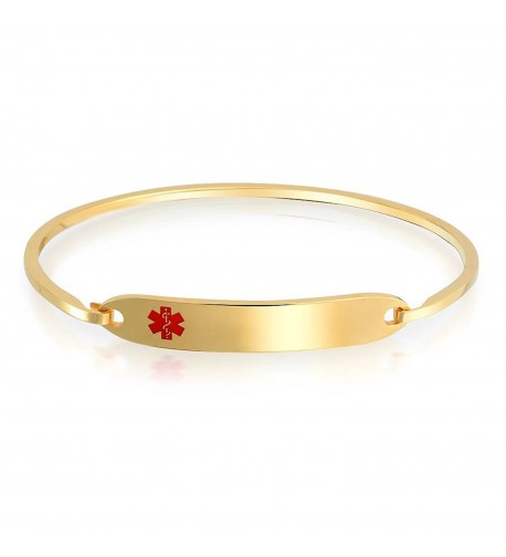 Bling Jewelry Enamel Medical Bracelet