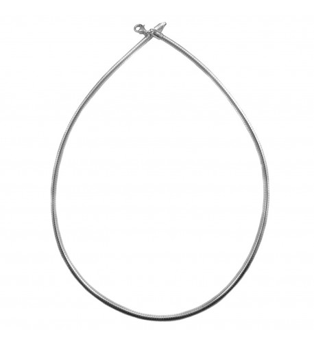 Sterling Silver Weighted Flexible Necklace