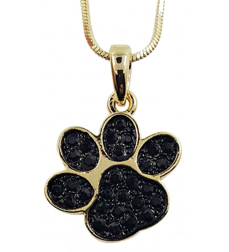 Small Kitten Animal Crystal Necklace