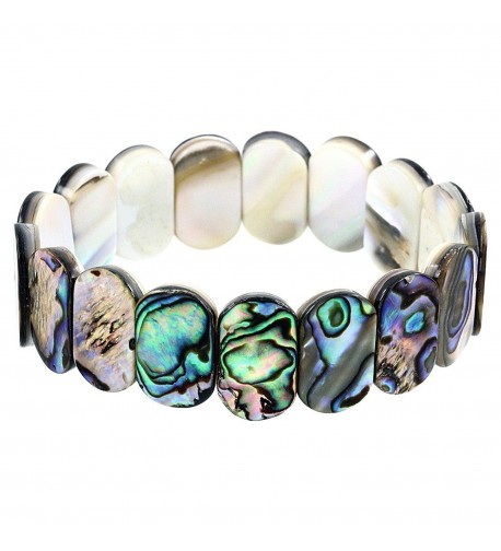 Falari Abalone Stretch Elastic Bracelet