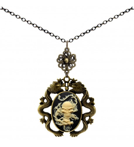 Clover Necklace Dragons Pendant Jewelry