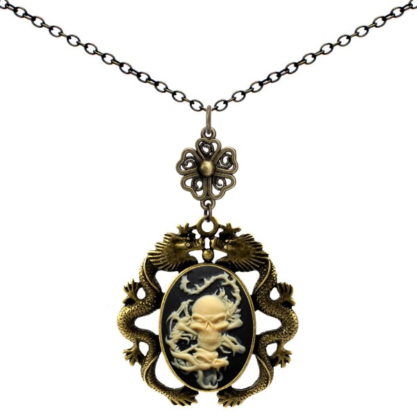 Clover Necklace Dragons Pendant Jewelry