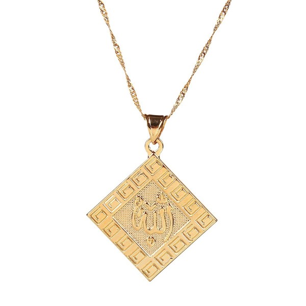 Islamic Gold Jewelry Necklace Pendant