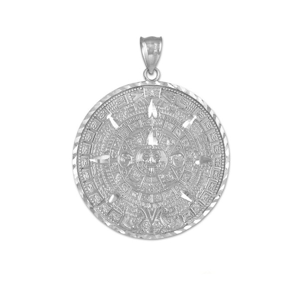 Sterling Aztec Mayan Calendar Millimeters