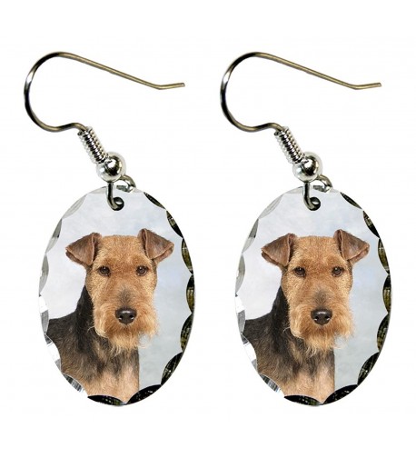 Canine Designs Terrier Scalloped Earrings