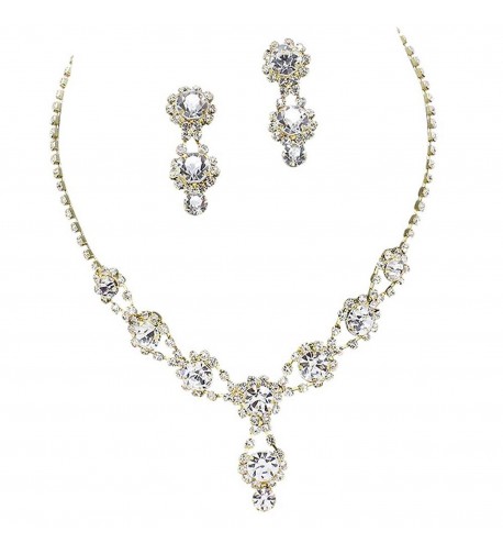 Stunning Evening Crystal Bridesmaid Necklace