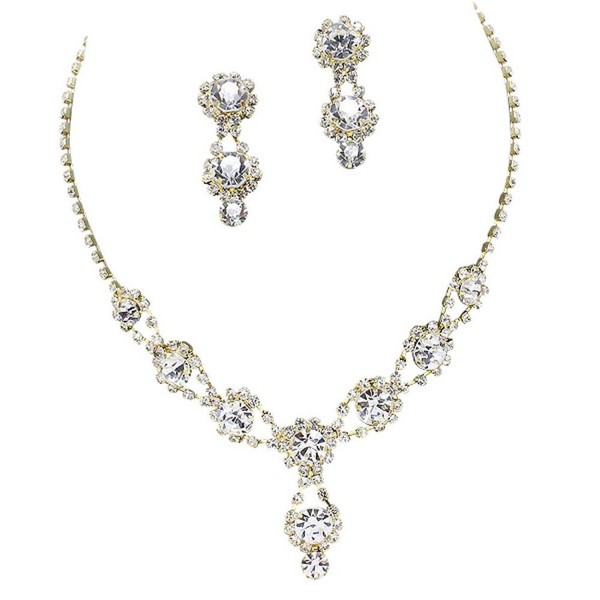 Stunning Evening Crystal Bridesmaid Necklace