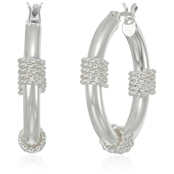 Napier Womens Clickit Earrings Silver Tone