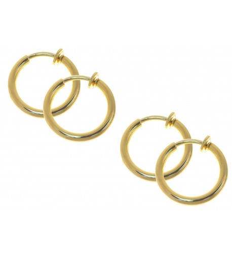 Thicker Clip Hoop Earrings Non Pierced Earrings