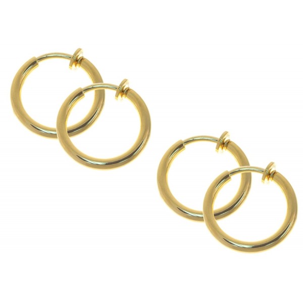 Thicker Clip Hoop Earrings Non Pierced Earrings