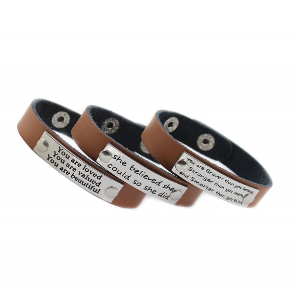 MIKINI Inspirational Bracelet Motivational Wristband