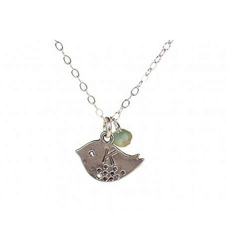 Initial Necklace Birth Month Charm