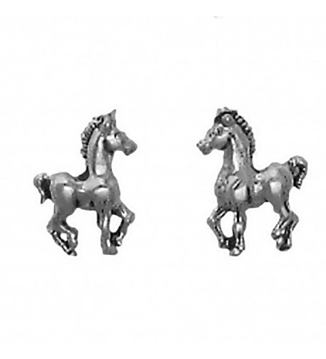 Sterling Silver Horse Earrings Stainless