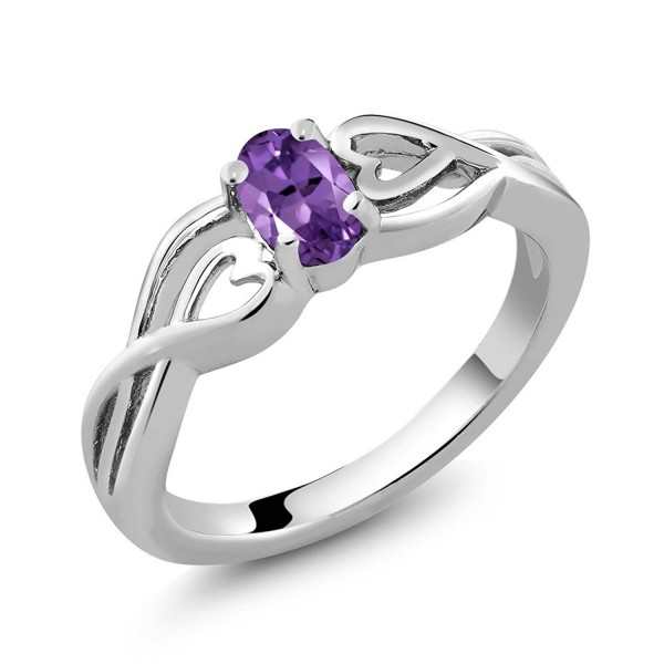 Sterling Silver Amethyst Gemstone Birthstone