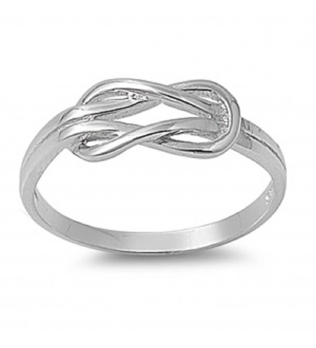 Sterling Silver Infinity Promise Knot