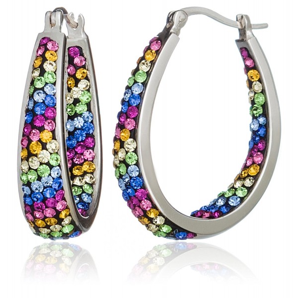 Carly Creations Crystal Rainbow Earring