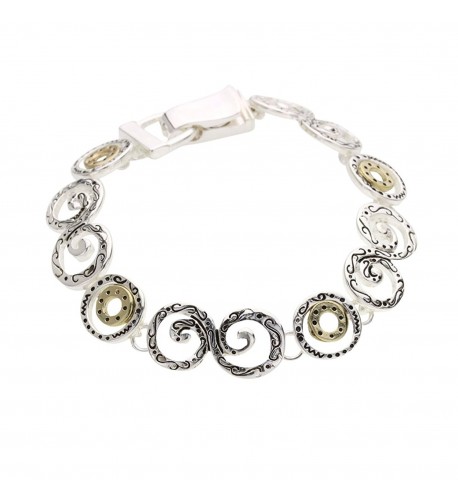 Rosemarie Collections Decorative Magnetic Bracelet