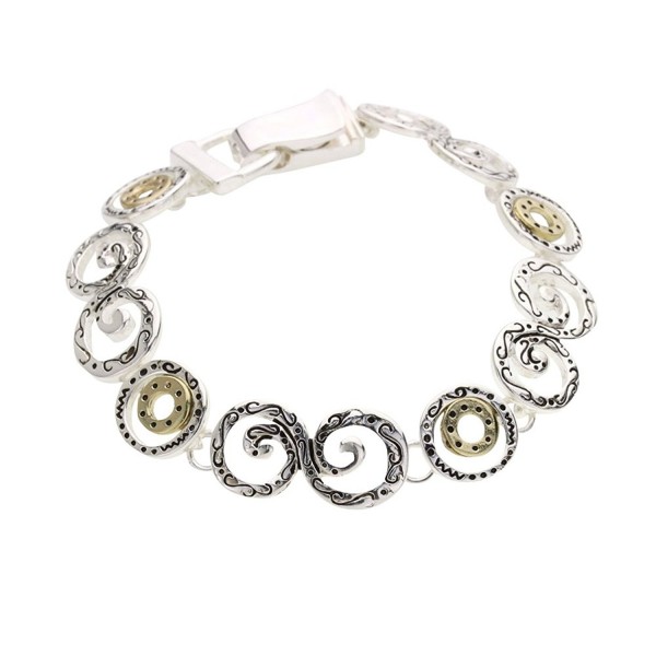 Rosemarie Collections Decorative Magnetic Bracelet