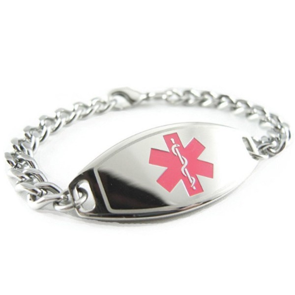 MyIDDr Pre Engraved Customized Allergy Bracelet