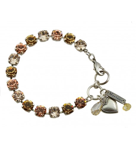 Mariana Jackie Silver Crystal Bracelet