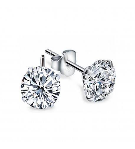 Sterling Silver Zirconia Earrings Children