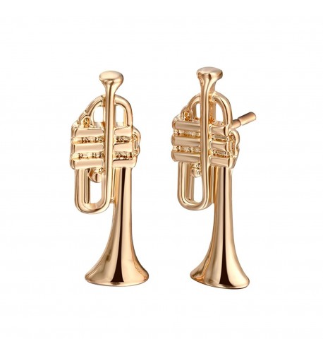 Classic European Fashion Earrings Trumpet