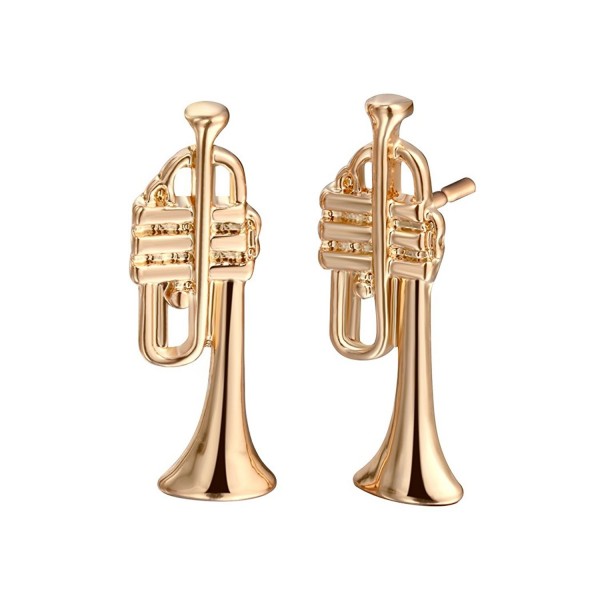 Classic European Fashion Earrings Trumpet