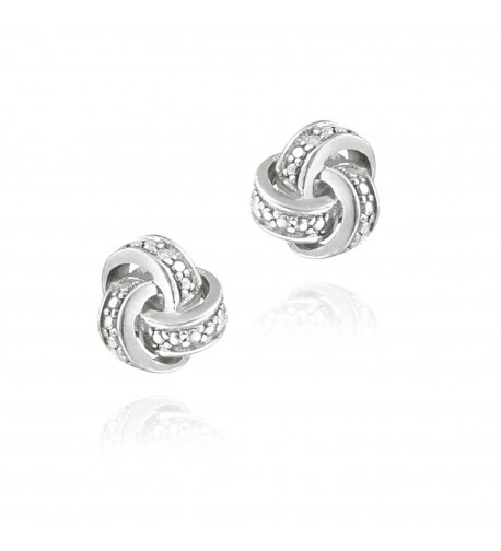 Sterling Silver Simulated Diamond Earrings