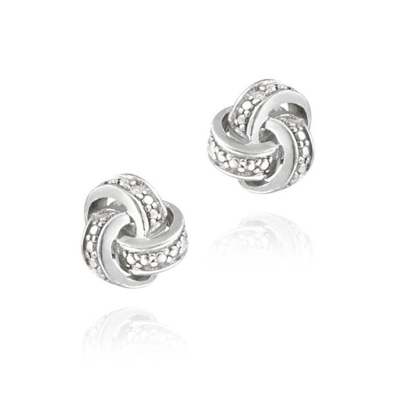 Sterling Silver Simulated Diamond Earrings