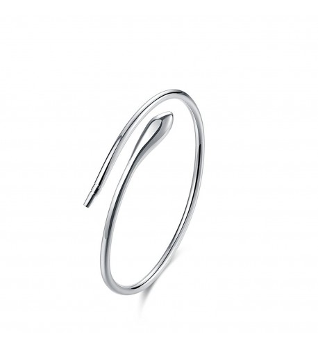 HQR Womens Silver Bracelet Bangle