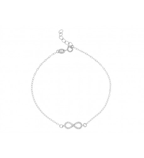 Finejewelers Sterling Silver Infinity Bracelet