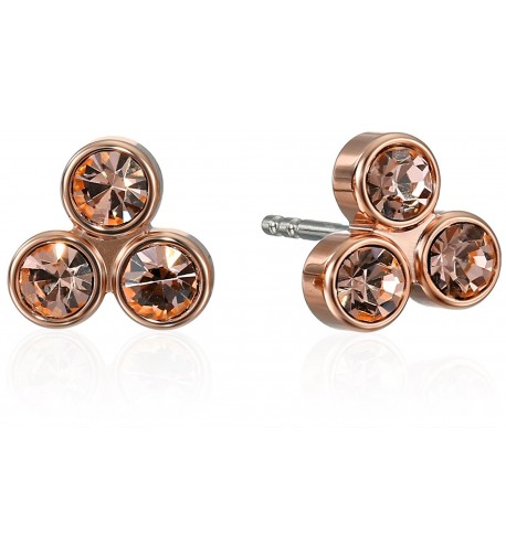 Fossil Rose Gold Tone Earrings