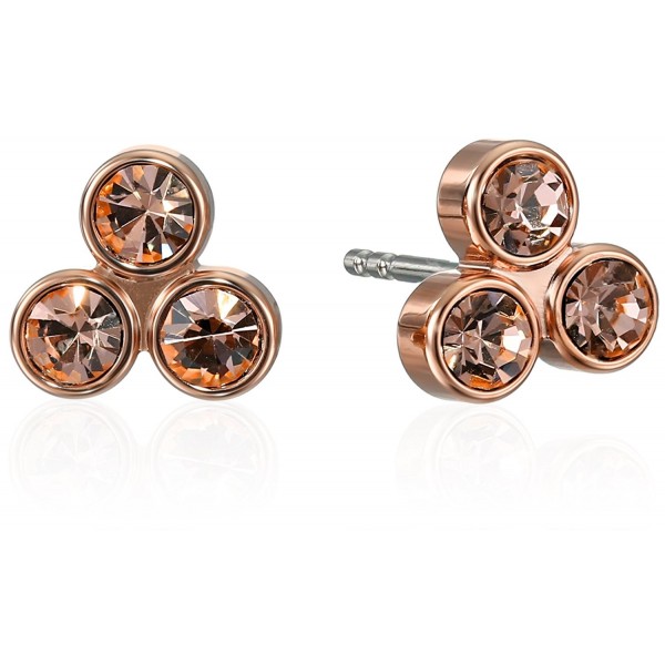 Fossil Rose Gold Tone Earrings