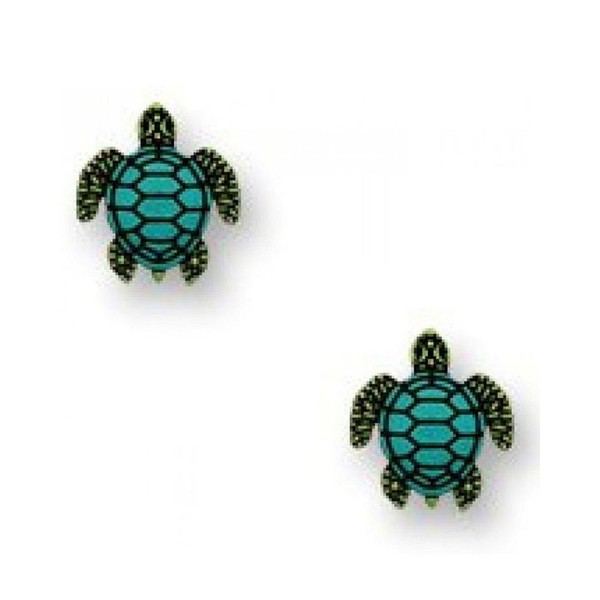 Green Turtle Earrings Sienna Sky