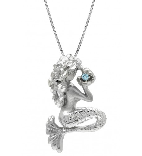 Sterling Silver Mermaid Necklace Pendant