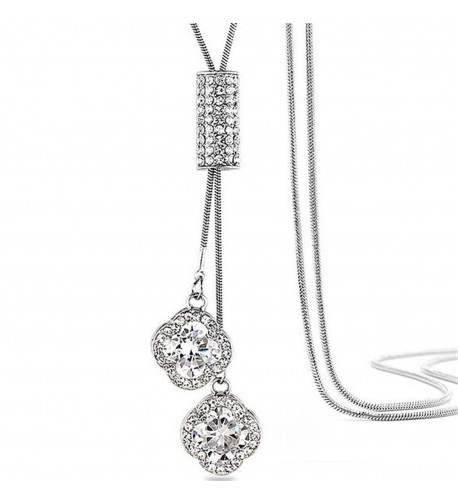 Z Jeris Crystal Jewelry Pendant Necklace