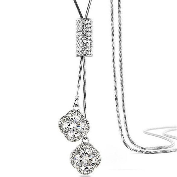 Z Jeris Crystal Jewelry Pendant Necklace