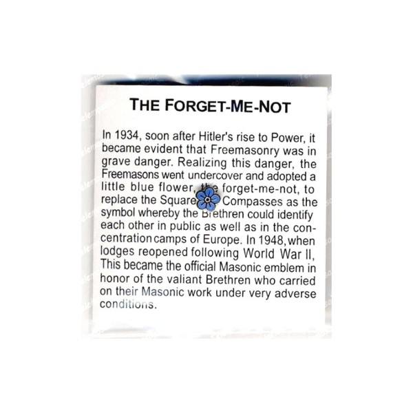 FORGET WORLD REMEMBRANCE MASON MASONIC