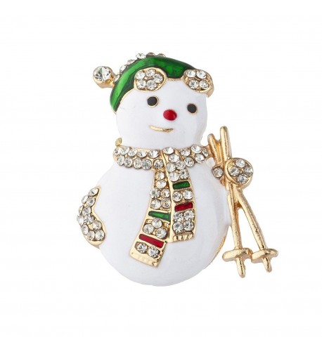 Lux Accessories Christmas Holiday Snowman