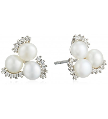 Bella Pearl Sterling Silver Earrings