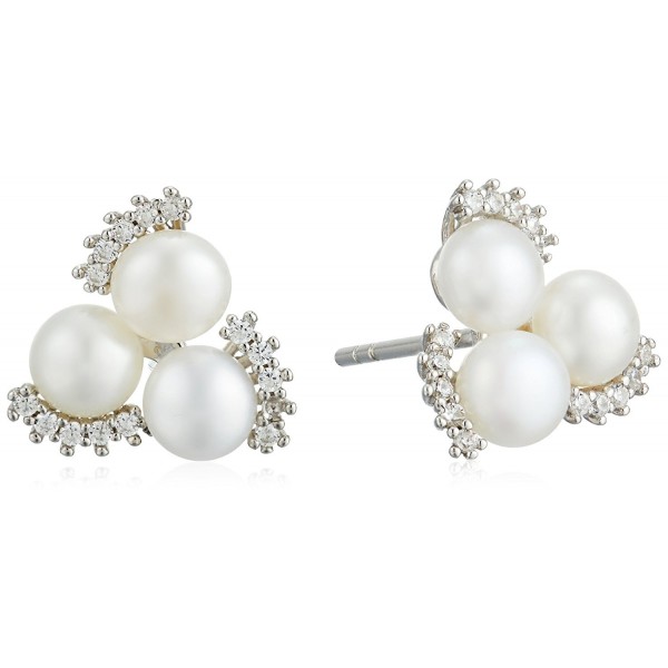 Bella Pearl Sterling Silver Earrings