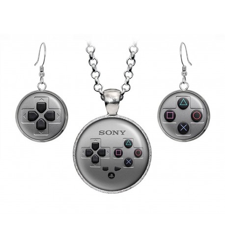 Playstation Necklace Earrings Uncharted Presents