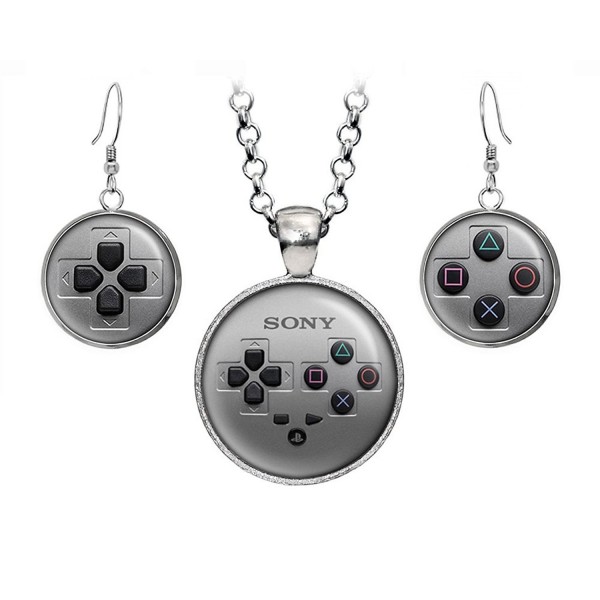 Playstation Necklace Earrings Uncharted Presents