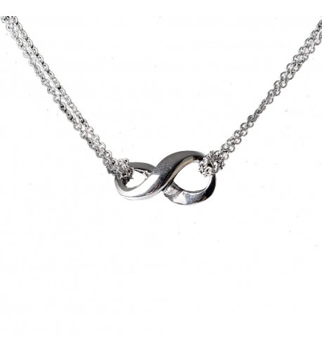 Sterling Infinity Pendant Necklace Christmas