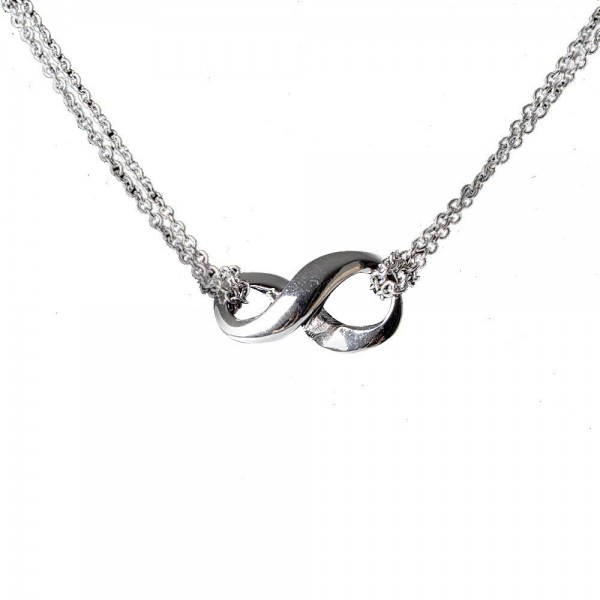 Sterling Infinity Pendant Necklace Christmas