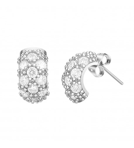 Wiw Sterling Silver Zirconia Earrings