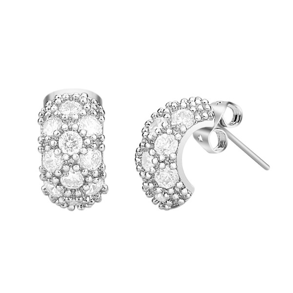 Wiw Sterling Silver Zirconia Earrings