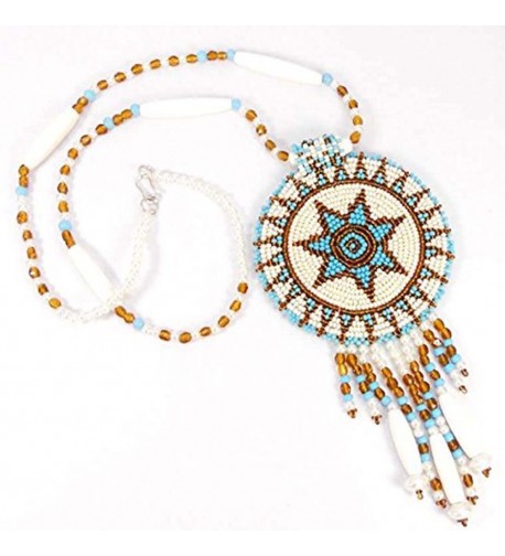 vivia TURQUOISE MEDALLION NECKLACE S 51 SB 7