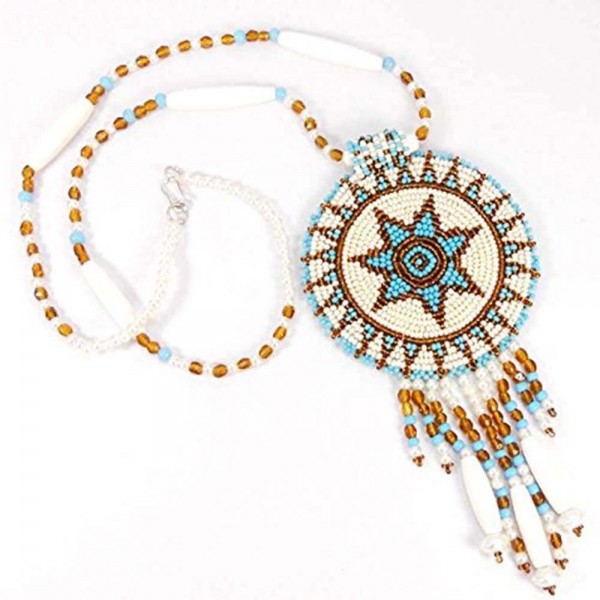 vivia TURQUOISE MEDALLION NECKLACE S 51 SB 7