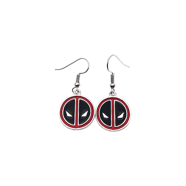 Marvel Comics Silvertone Deadpool Earrings Marvel Comics Silvertone Deadpool Earrings
